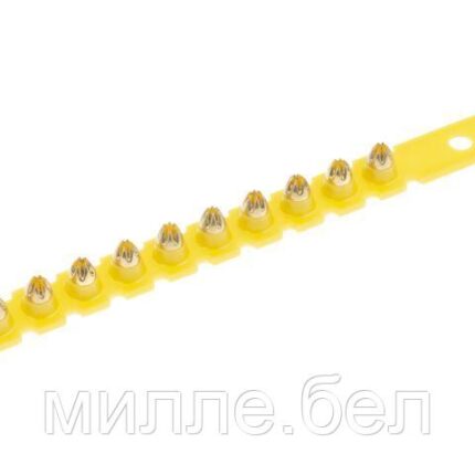 Патрон строительный К-4 (ЖЕЛТЫЙ, 6,8х11мм, 100шт в уп., в кассетах) (Для применения с монтажным пороховым