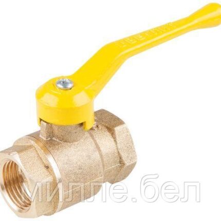 Кран шаровый 1" вн.-вн. ручка (ГАЗ) PN1,6 МПа, 11Б27п4, Цветлит (ЦРБ0048)