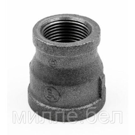 Муфта ред. 1 1/2" х 1 1/4" вн.-вн. чугун черн., AV Engineering