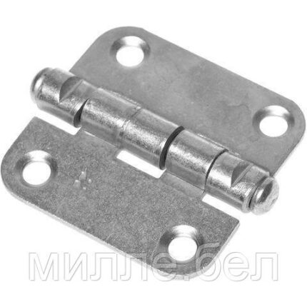 Петля 40 мм универсальная, белый цинк (100 шт в коробе) STARFIX (неразъемная)