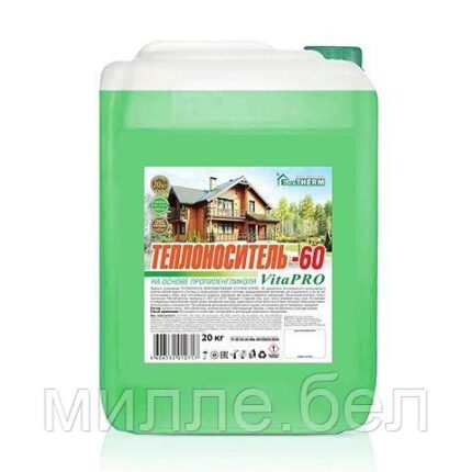 Теплоноситель Экотерм  VitaPro (-60С) кан. 20 кг., EcoTherm