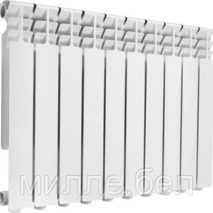 Радиатор алюминиевый 500/96, 10 секций, серия Могилев, AV Engineering (Вес 10 кг, теплоотдача 1580 Вт)