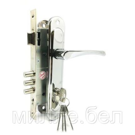 Замок врезной Зенит ЗВ4-85.3 (хром) (ЗЕНИТ)
