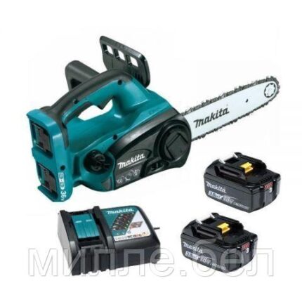 Аккум. пила цепная MAKITA LXT DUC 302 RF2 шина 30 см (12"), 3/8, 1.1 мм (36.0 В   2 акк.3.0 А/ч Li-Ion)