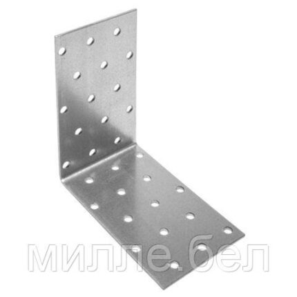 Уголок крепежный равносторонний 60х100х100 мм KUR белый цинк STARFIX