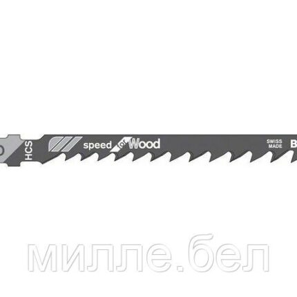 Пилка лобз. по дереву T144D (1 шт.) BOSCH (пропил прямой, грубый, быстрый рез)