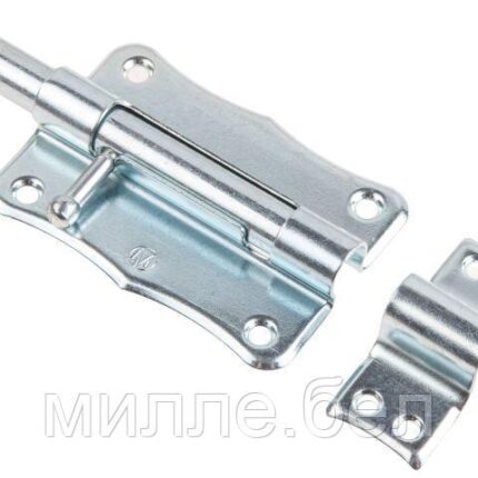 Шпингалет 85 мм фигурный ЗТ2, белый цинк STARFIX