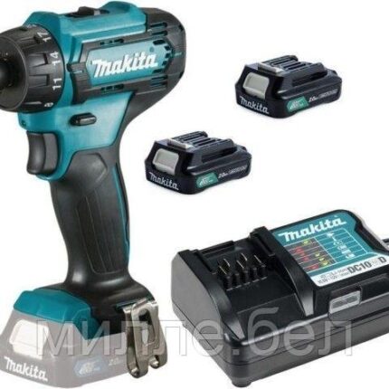 Аккум. шуруповерт MAKITA CXT DF 033 DWAE в чем. (12.0 В, 2 акк., 2.0 А/ч Li-Ion, 2 скор., 30 Нм, шурупы до 8