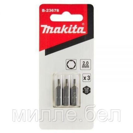 Насадка HEX2.0, 25 мм, C-form, 3 шт. MAKITA