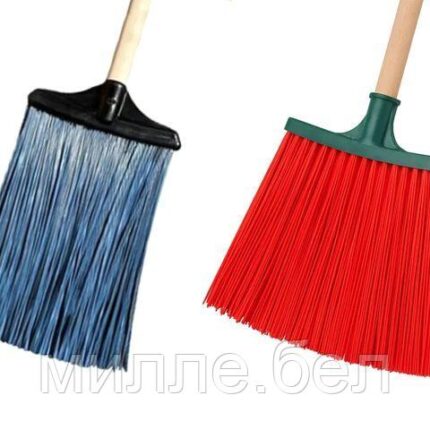 Метла для уборки улиц п/п плоская с черенком