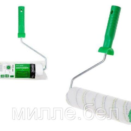 Валик микрофибра 48-250мм с ручкой 8мм STARTUL PROFI (ворс 9 мм, защита древесины, микроволокно)