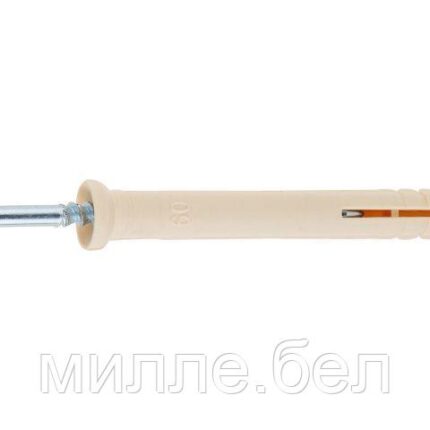 Дюбель-гвоздь 6х60 мм нейлон потай (50 шт в пласт. конт.) STARFIX