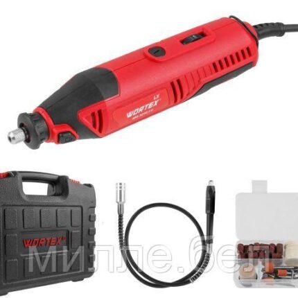 Гравер электрический WORTEX LX MG 3214-1 E в чем.+аксессуары 130 Вт,10000-35000 об/мин,цанги 3,0/3,2 (в чем.