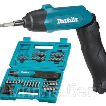 Аккум. шуруповерт MAKITA DF 001 DW в чем.+ аксессуары (3.6 В, 1 акк., 1.3 А/ч Li-Ion, 1 скор., 4 Нм, шурупы до