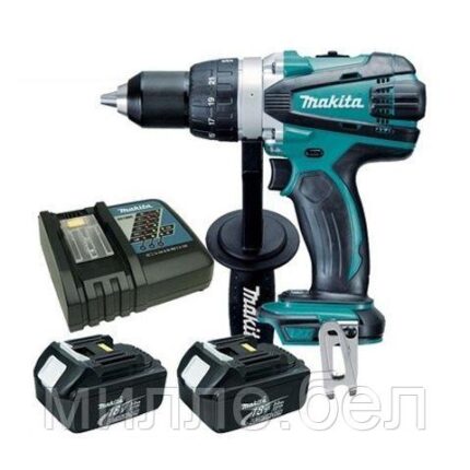 Аккум. дрель-шуруповерт MAKITA LXT DDF 458 RFE в чем. (ОТГРУЗКА ТОЛЬКО ПО ЭТН/ЭТТН | 18.0 В, 2 акк., 3.0 А/ч