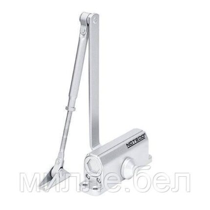 Доводчик дверной гидравлический NOTEDO DC-060-I (20-60кг) серебро
