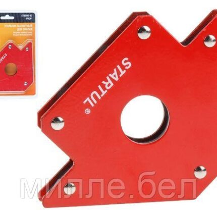 Угольник магнитный для сварки 23кг STARTUL PROFI (ST8500-23) (струбцина магнитная)