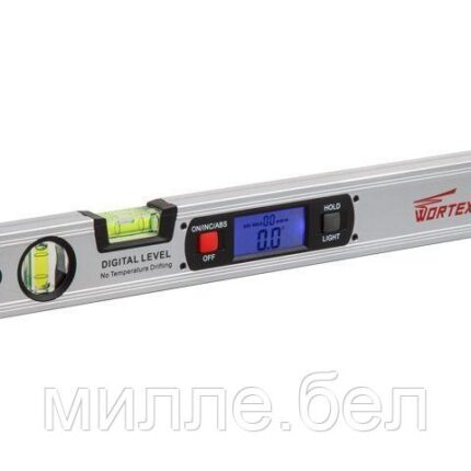 Уровень электронный WORTEX DL 4000 4х90, погр.: 0,1 мм, 400 мм