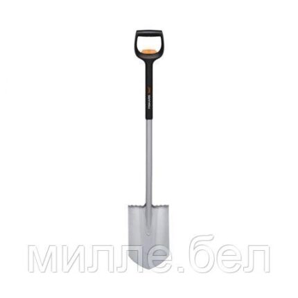 Лопата штыковая телескопическая закругленная Xact FISKARS (длина:1108-1300мм, ширина:192мм)