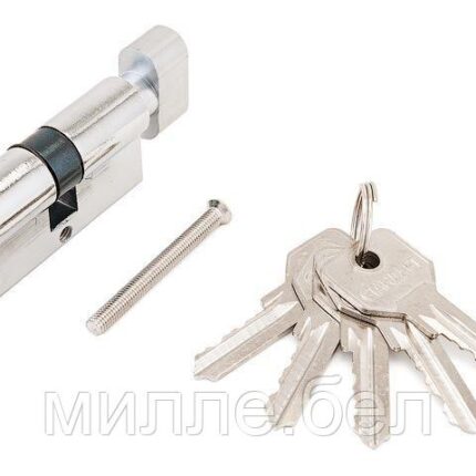 Евроцилиндр с вертушкой Стандарт Z.I.60В-5K CP (англ.ключ, 5ключей, Длина цилиндра 60 (25*10*25)) (УЗК)