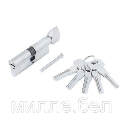 Евроцилиндр с вертушкой Стандарт Z.F.80В-5K SN (перф.ключ, 5ключей, Длина цилиндра 80 (35*10*35)) (УЗК)