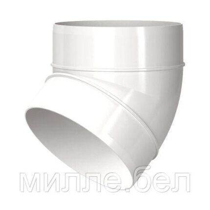 Колено воздуховода 222-45 круглых каналов d=125мм ZERNBERG