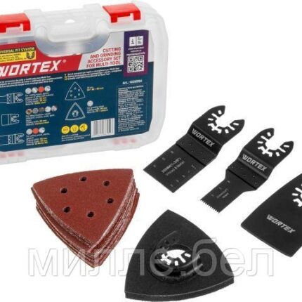 Набор аксессуаров для реноватора WORTEX 5 предметов в боксе (для резки/шлифовки) (Подходит к WORTEX SM 2830 E,