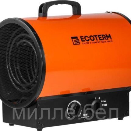 Нагреватель воздуха электр. Ecoterm EHR-09/3G (пушка, 9 кВт, 380 В, термостат)