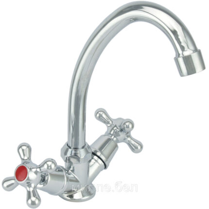 Смеситель Istok life 0402.712 двухвентильный для кухни с изливом 140 мм