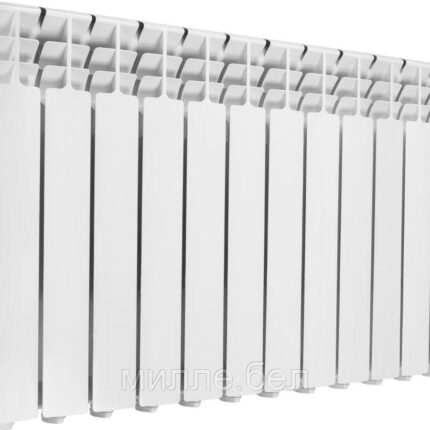 Радиатор биметаллический 500/80, 12 секций, серия Гродно, AV Engineering (Вес 14,28 кг, теплоотдача 1596 Вт)