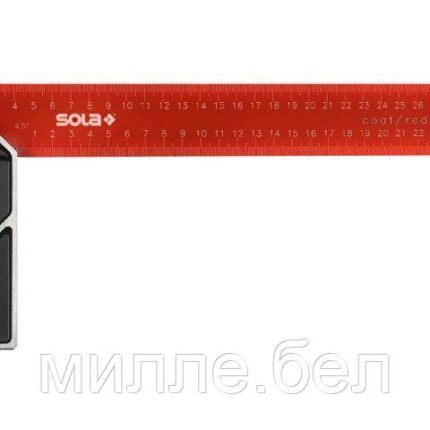 Угольник столярный 300х145мм алюм. рукоятка SRC 300 (SOLA)