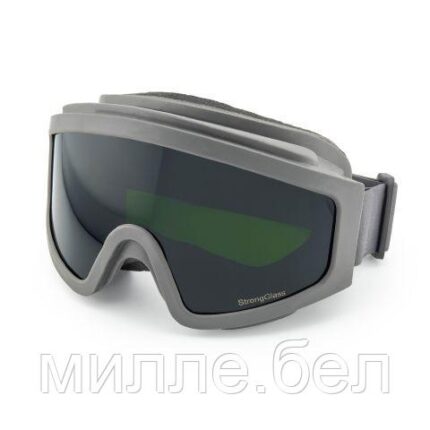 Очки закрытые панорамные СОМЗ ЗН11 PANORAMA темно-зеленые PC StrongGlass (Очки защитные с корригирующим