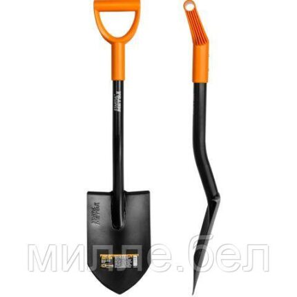 Лопата штыковая цельнометаллическая укороченная 820мм STARTUL METSA (ST6080-09) (толщина полотна 2мм,