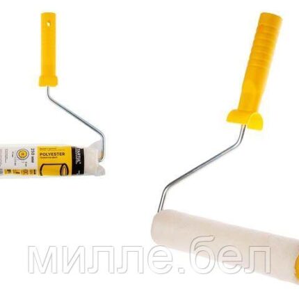 Валик "POLYESTER" 40-250мм с ручкой 8мм бежевый STARTUL PROFI (ворс 5 мм, нанесение всех видов лака, филт,