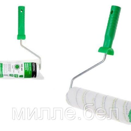 Валик микрофибра 48-180мм с ручкой 8мм STARTUL PROFI (ворс 9 мм, защита древесины, микроволокно)