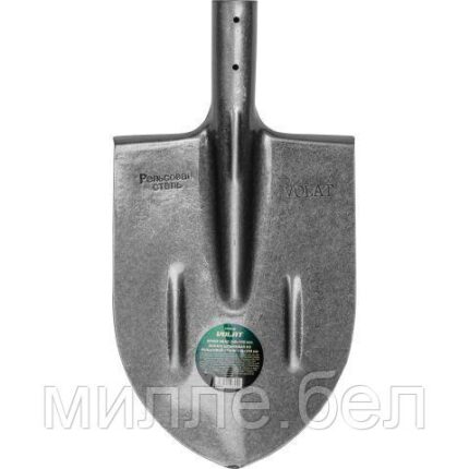 Лопата штыковая из рельсовой стали ВОЛАТ (толщина полотна 1.4мм, рельсовая сталь)