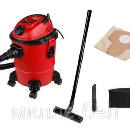 Пылесос строительный WORTEX VC 2014-2 WS 1200 Вт, 20 л, провод 4.5 м, шланг 3 м (ОТГРУЗКА ТОЛЬКО ПО ЭТН/ЭТТН |