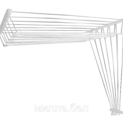 Сушилка для белья потолочная стальная 2,4 м, 7 стержней, белая, PERFECTO LINEA (7 стержней)