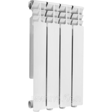 Радиатор алюминиевый 500/96, 4 секций, серия Лида, AV Engineering (Вес 2,6 кг, теплоотдача 548 Вт)