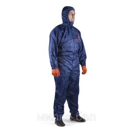 Защитный комбинезон многоразовый JPC75b (р-р XXL), Jeta Safety (Цвет: синий)