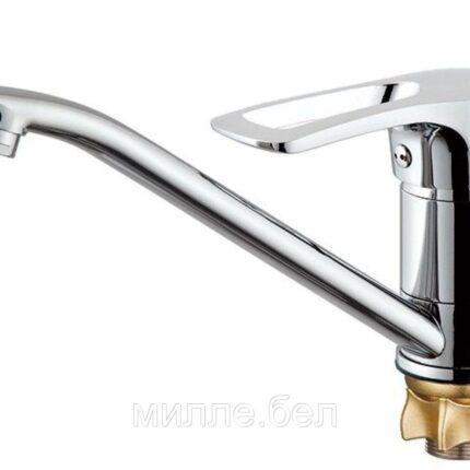 Смеситель для кухни D40-A, серия 450 ECONOCE (Длинный поворотный L-излив, длина 202 мм, высота 112 мм)
