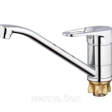 Смеситель для кухни D40-A, серия 350 ECONOCE (Длинный поворотный L-излив, 201 мм, высота 141 мм)