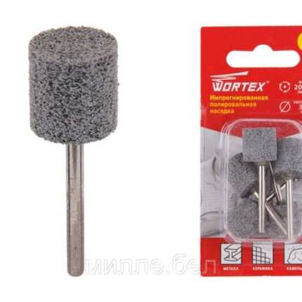 Импрегнированная полировальная насадка 13.2 мм WORTEX (раб. диам. 13.2 мм, диам. хвостовика 3.2 мм, 20000