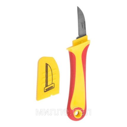 Нож монтажника нержавеющая сталь прямое лезвие Rexant (нож монтерский)