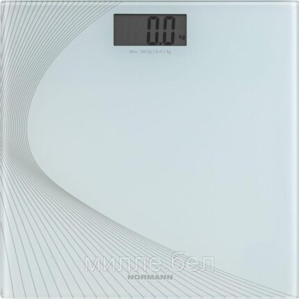 Весы напольные ASB-480 NORMANN (180 кг, стекло 6 мм, ЖКИ дисплей 73.8 x 32 мм)