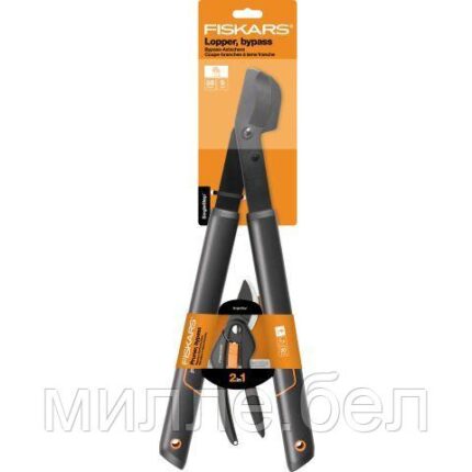 Сучкорез+секатор НАБОР L28+P26 Set FISKARS (Сучкорез 1001432 + Секатор 1000567)
