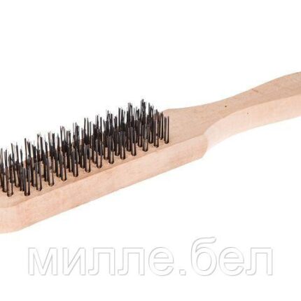 Щетка проволочная стальная 6 рядов ВОЛАТ (крацовка)