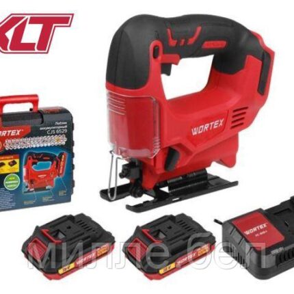Аккум. лобзик WORTEX CJS 6529 в чем. ALL1 XLT SET 18 В, 0-2900 об/мин, 65 мм, 2х2 А*ч