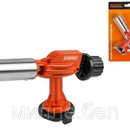 Горелка газовая с пьезоподжигом STARTUL (ST1560-06) (цельнометаллическая, керамическое сопло)