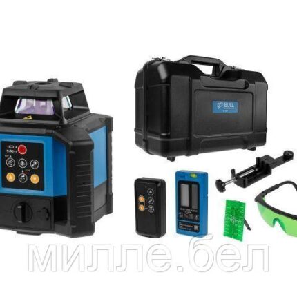 Нивелир лазерный ротационный BULL RL 3001 в чем., 300 м, +- 0,1 мм/м, зеленый